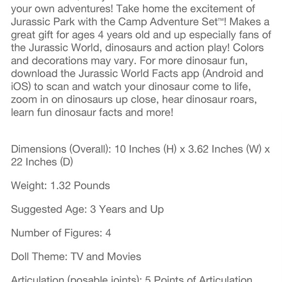 Mattel Toys Mattel Jurassic World Camp Cretaceous Adventure Set Poshmark